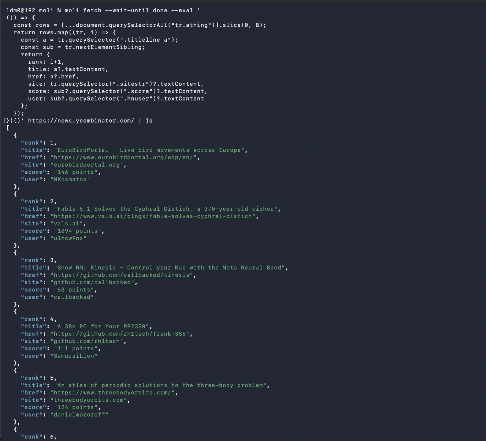 hn-jq-extract